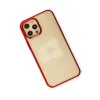 İphone 12 Pro Max Kılıf Element Silikon - Kırmızı