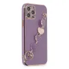 İphone 12 Pro Max Kılıf Esila Silikon - Mor