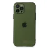 İphone 12 Pro Max Kılıf Fly Lens Silikon - Yeşil