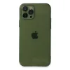 İphone 12 Pro Max Kılıf Fly Lens Silikon - Yeşil