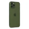İphone 12 Pro Max Kılıf Fly Lens Silikon - Yeşil