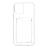İphone 12 Pro Max Kılıf Kart Şeffaf Silikon - Şeffaf