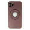 İphone 12 Pro Max Kılıf Lukka Magneticsafe Kapak - Kahverengi