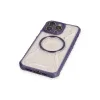 iPhone 12 Pro Max Kılıf Prag Magneticsafe Kapak - Derin Mor