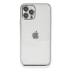 iPhone 12 Pro Max Kılıf Razer Lensli Silikon - Gümüş