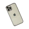 iPhone 12 Pro Max Kılıf Razer Lensli Silikon - Siyah