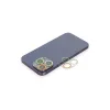 İphone 12 Pro Max Renkli Kamera Lens Koruma Cam - Sarı-turuncu