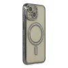 İphone 13 Kılıf Joke Simli Magneticsafe Kılıf - Gri