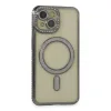 İphone 13 Kılıf Joke Simli Magneticsafe Kılıf - Gri