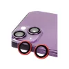 İphone 13 Mini Raze Metal Kamera Lens - Kırmızı
