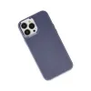 iPhone 13 Pro Kılıf Asya Deri Silikon - Mor