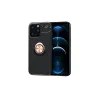 İphone 13 Pro Kılıf Range Yüzüklü Silikon - Siyah-gold