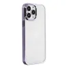 İphone 13 Pro Max Kılıf Element Silikon - Mor