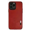 İphone 13 Pro Max Kılıf Loop Deri Silikon - Kırmızı