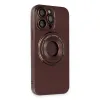 İphone 13 Pro Max Kılıf Lukka Magneticsafe Kapak - Kahverengi