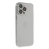 iPhone 13 Pro Max Kılıf Luko Lens Silikon - Gümüş