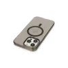 İphone 13 Pro Max Kılıf Tron Şeffaf Magsafe Kapak - Siyah
