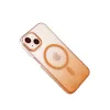 İphone 14 Glossy Magsafe Kapak - Turuncu