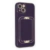 İphone 14 Kılıf Coco Elit Kapak - Derin Mor