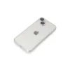 İphone 14 Kılıf Luko Lens Silikon - Gümüş