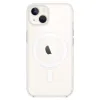iPhone 14 Kılıf Magneticsafe Şeffaf Silikon - Şeffaf