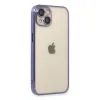 iPhone 14 Kılıf Razer Lensli Silikon - Mor