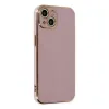 İphone 14 Kılıf Volet Silikon - Mor