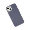 iPhone 14 Plus Kılıf Asya Deri Silikon - Mor