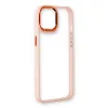 İphone 14 Plus Kılıf Dora Kapak - Pudra