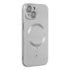 İphone 14 Plus Kılıf Moshi Lens Magneticsafe Silikon - Gümüş