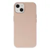 İphone 14 Plus Kılıf Nano İçi Kadife Silikon - Pudra