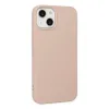 İphone 14 Plus Kılıf Nano İçi Kadife Silikon - Pudra