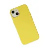 İphone 14 Plus Kılıf Nano İçi Kadife Silikon - Sarı