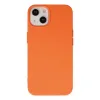 İphone 14 Plus Kılıf Nano İçi Kadife Silikon - Turuncu