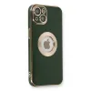 iPhone 14 Plus Kılıf Store Silikon - Yeşil