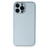 İphone 14 Pro Kılıf Coco Deri Silikon Kapak - Sky Blue
