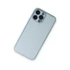 İphone 14 Pro Kılıf Coco Deri Silikon Kapak - Sky Blue