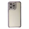 iPhone 14 Pro Kılıf Joke Taşlı Silikon - Mor