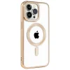 iPhone 14 Pro Kılıf Kronos Magsafe Kapak - Gold
