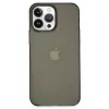 iPhone 14 Pro Kılıf Pc Sert Şeffaf Kapak - Siyah