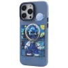 İphone 14 Pro Kılıf Prada Desenli Kapak - Prada Mavi - 1