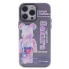 İphone 14 Pro Kılıf Prada Desenli Kapak - Prada Mor - 1