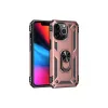 İphone 14 Pro Kılıf Sofya Yüzüklü Silikon Kapak - Rose