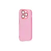 İphone 14 Pro Max Kılıf Armada Lensli Kapak - Pembe