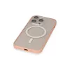 İphone 14 Pro Max Kılıf Grand Magneticsafe Kapak - Pembe