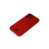 İphone 14 Pro Max Kılıf Kelvin Kartvizitli Silikon - Kırmızı