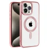 İphone 14 Pro Max Kılıf Kronos Magsafe Kapak - Rose Gold