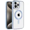 İphone 14 Pro Max Kılıf Kronos Magsafe Kapak - Sierra Blue