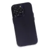 İphone 14 Pro Max Kılıf Luko Lens Silikon - Derin Mor
