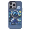 İphone 14 Pro Max Kılıf Prada Desenli Kapak - Prada Mavi - 1